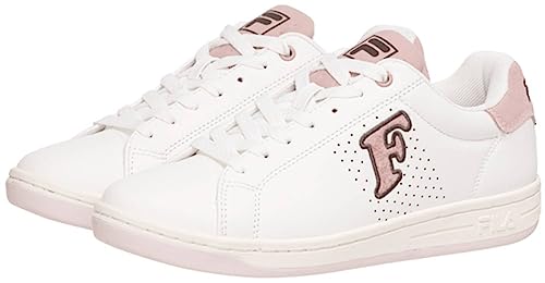 FILA Damen Crosscourt 2 NT Patch wmn Sneaker, White-Pale Mauve, 39 EU von FILA