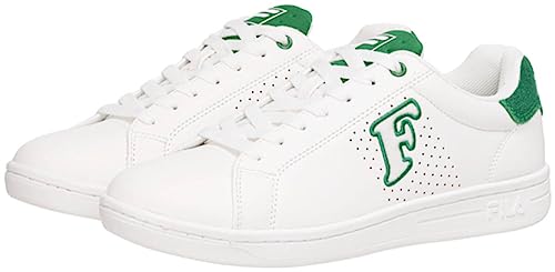 FILA Damen Crosscourt 2 NT Patch wmn Sneaker, White-Verdant Green, 36 EU von FILA