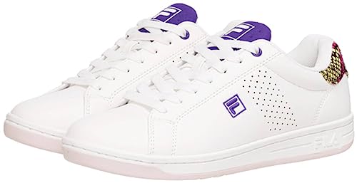 FILA Damen Crosscourt 2 NT wmn Sneaker, White-Royal Purple, 38 EU von FILA