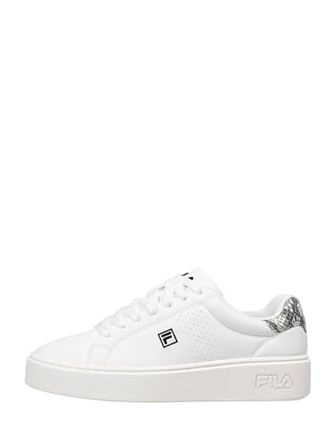 FILA Damen Crosscourt Altezza A wmn Sneaker, White Black, 42 EU Schmal von FILA