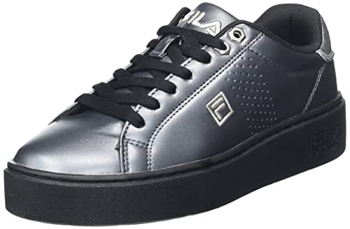 FILA Damen Crosscourt Altezza F Low wmn Sneaker, Black-Silver, 36 EU von FILA