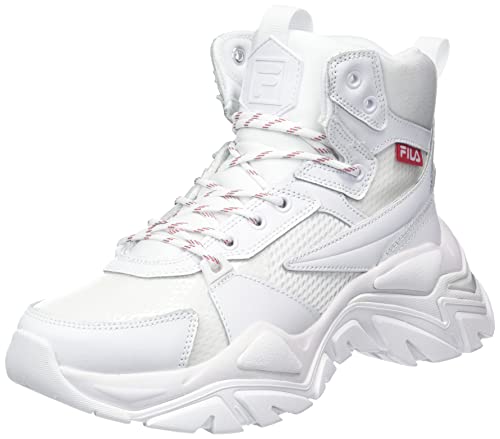 FILA Damen ELECTROVE Desert Boot wmn Sneaker, White-Teaberry, 41 EU von FILA