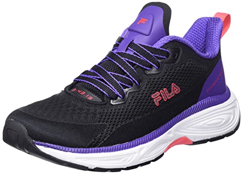 FILA Damen EXOWAVE Race wmn Laufschuh, Black-Prism Violet, 39 EU Schmal von FILA