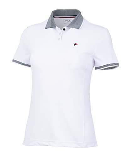 FILA Damen Emma Tennis Polo weiß M von FILA