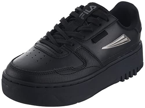 FILA Damen FXVENTUNO Platform wmn Sneaker, Black Silver, 36 EU von FILA