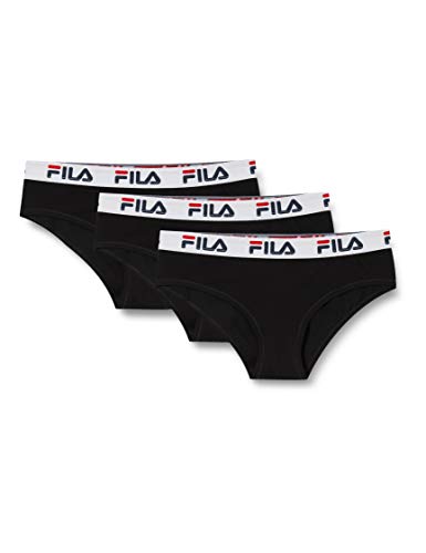 FILA Unterhosen Damen Luftiges Netzgewebe, Unterwäsche Frauen, Perfekter Halt, Empfindliche Haut (3er Pack) von FILA