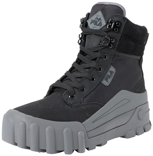FILA Damen GRUNGELUTION mid wmn Mode-Stiefel, Black-Dark Shadow, 39 EU FILA Damen GRUNGELUTION mid wmn Mode-Stiefel, Black-Dark Shadow, 39 EU von FILA