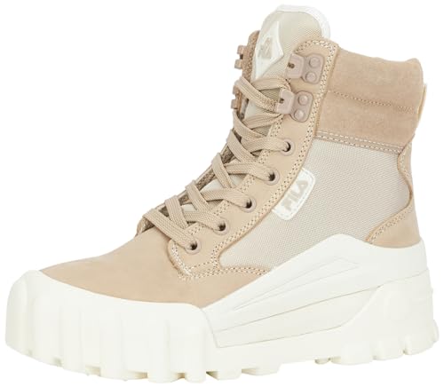 FILA Damen GRUNGELUTION mid wmn Mode-Stiefel, Feather Gray-Marshmallow, 36 EU von FILA