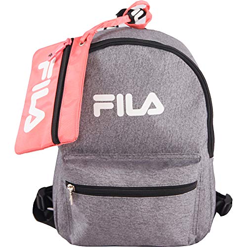 Fila Damen Hailee, 33 cm Modischer Rucksack, Meliert, Grau von FILA
