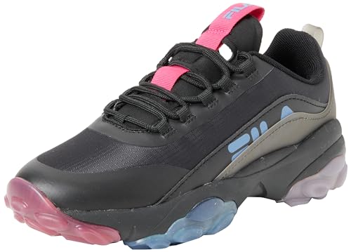 FILA Damen Loligo Logo wmn Sneaker, Black-Royal Purple, 42 EU von FILA