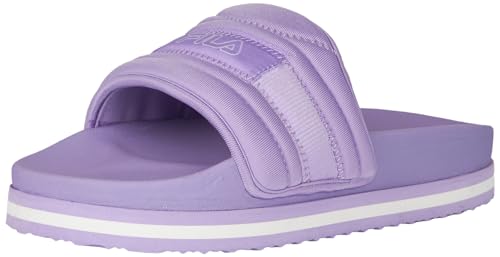 FILA Damen Morro Bay Zeppa Lounge Slipper wmn Slide Sandal, Viola, 36 EU von FILA