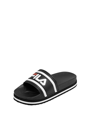 FILA Damen Morro Bay Zeppa wmn Hausschuh, Black, 38 EU von FILA