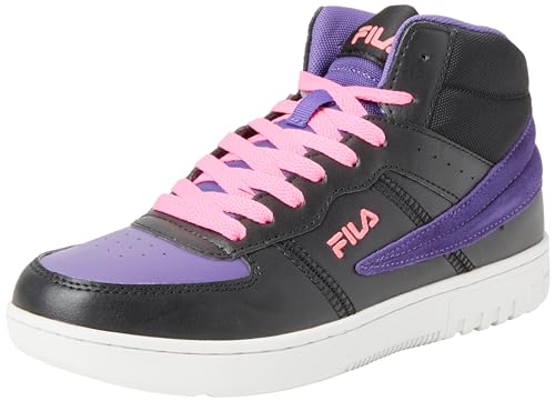 FILA Damen Noclaf Mid Wmn Sneaker, Black-Royal Purple, 37 EU von FILA