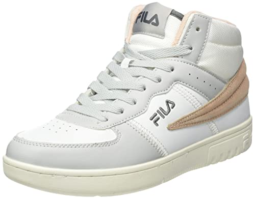 FILA Damen Noclaf Mid Wmn Sneaker, White-Vanilla Cream, 40 EU Schmal von FILA