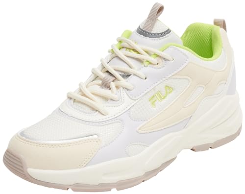 FILA Damen Novarra Wmn Sneaker, Marshmallow-Acid Lime, 37 EU von FILA