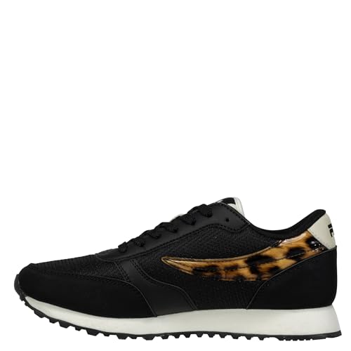 FILA Damen Orbit wmn Sneaker, Black-Leopard, 39 EU Schmal von FILA