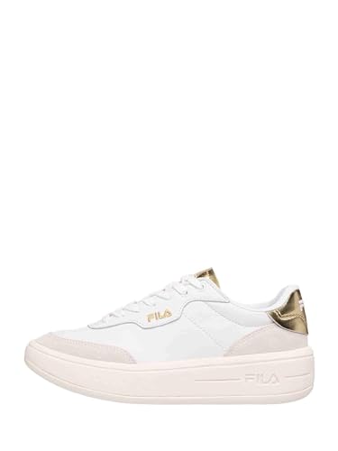 FILA Damen Premium F wmn Sneaker, White-Gold, 40 EU von FILA