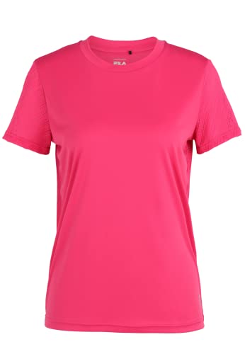 FILA Damen RAGUSA T-Shirt, Pink Yarrow, L von FILA