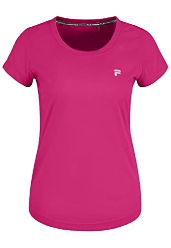 FILA Damen Rahden T-Shirt, Pink Yarrow, M von FILA