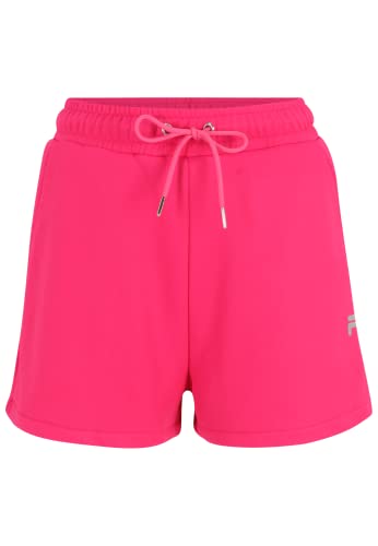 FILA Damen RECKE Shorts, Pink Yarrow, L von FILA