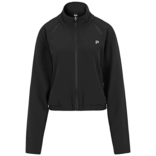 FILA Damen ROVERETO Cropped Sportjacke, Black, XL von FILA