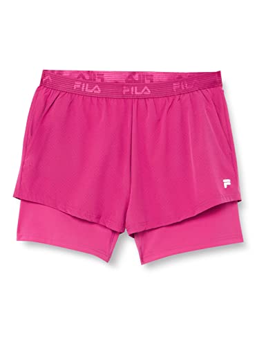 FILA Damen Racine Running Shorts, Wild Aster, M von FILA