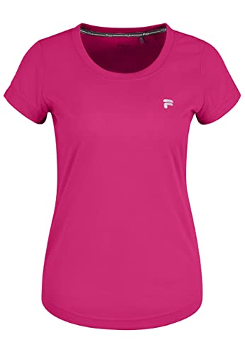 FILA Damen Rahden T-Shirt, Pink Yarrow, L von FILA