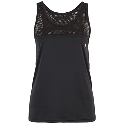 FILA Damen Roanne Tank Trägershirt/Cami Shirt, Black, XS von FILA