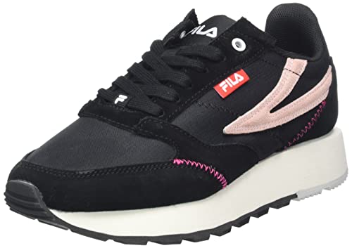 FILA Damen Run Formation wmn Sneaker, Black-Pale Rosette, 36 EU von FILA