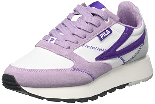 FILA Damen Run Formation wmn Sneaker, White Fair Orchid, 38 EU von FILA