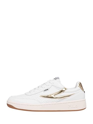 FILA Damen SEVARO F wm Sneaker, White-Gold, 38 EU von FILA