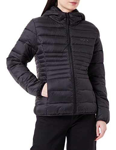 FILA Damen SQUILLE Hooded Lightweight Jacket Jacke, Black, XL von FILA