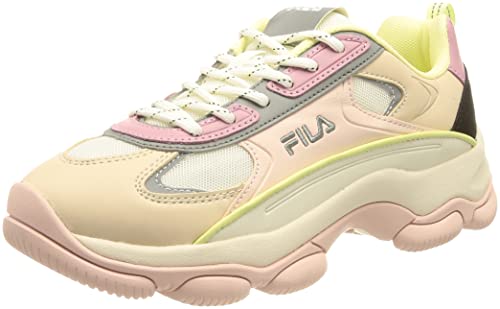 FILA Damen Strada Lucid wmn Sneaker, Oyster Gray-Peach Whip, 37 EU von FILA