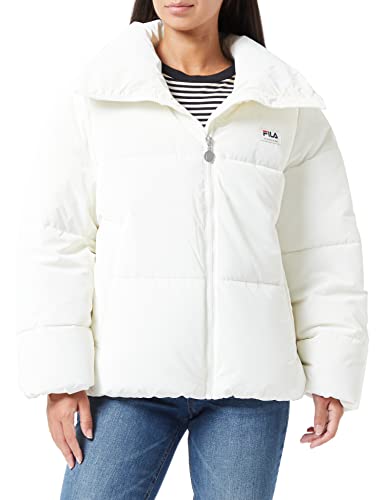 FILA Damen TRILJ Puff Jacket Padded, Cloud Dancer, S von FILA