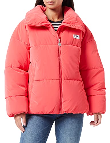 FILA Damen TRILJ Puff Jacket Padded, Teaberry, L von FILA