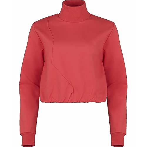 FILA Damen Tirana Cropped Turtle Neck Sweat Sweatshirt, Teaberry, M von FILA