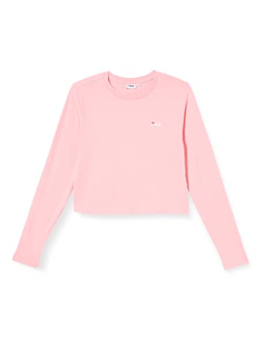 FILA Damen Women ECE Cropped Longsleeve T-Shirt, Peony, M von FILA