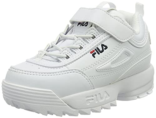 FILA Disruptor E infants Unisex-Baby Sneaker, Weiß (White), 25 EU von FILA