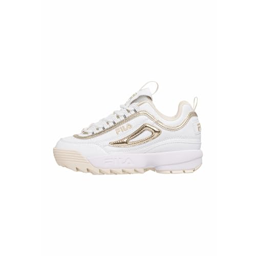 FILA Mädchen Sneaker Disruptor F Teens, White Gold, 39 EU von FILA