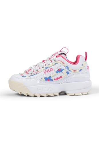 FILA Mädchen Sneaker Disruptor F Teens, White Pink Lemonade, 38 EU von FILA