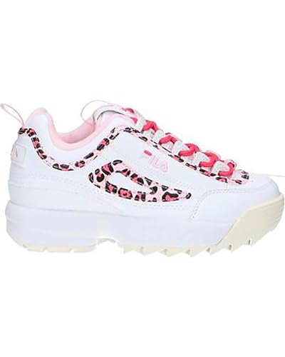 FILA Disruptor P Kids Sneaker, White-Leopard, 29 EU FILA Disruptor P Kids Sneaker, White-Leopard, 29 EU von FILA