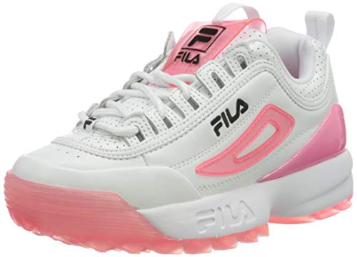 FILA Disruptor Premium wmn Damen Sneaker, Weiß (White/Calypso Coral), 40 EU von FILA