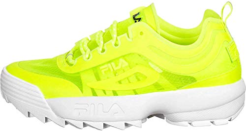 FILA Disruptor Run Sneaker Damen Neongelb, 37 EU - 6.5 US von FILA