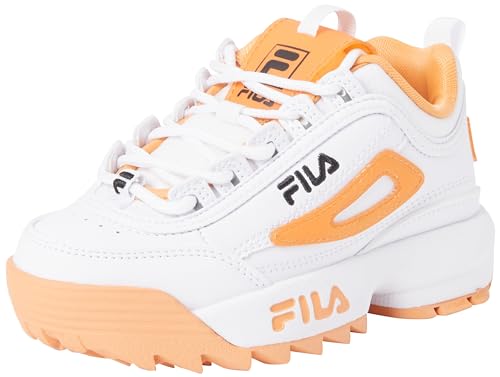 FILA Mädchen Sneaker Disruptor T Kids, White Apricot Tan, 28 EU von FILA