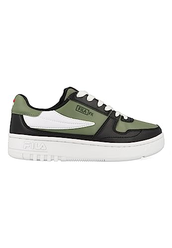 FILA FXVENTUNO Teens Sneaker, Oil Green-Black, 37 EU von FILA