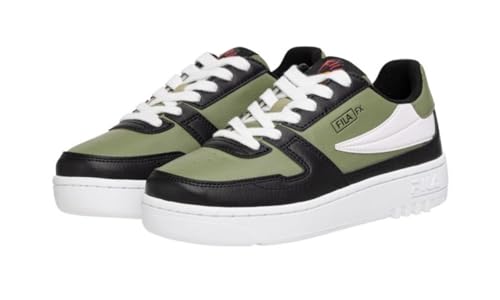 FILA FXVENTUNO Teens Sneaker, Oil Green-Black, 39 EU von FILA