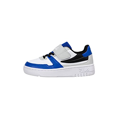 FILA FXVENTUNO Velcro Kids Sneaker, Gray Violet-Lapis Blue, 31 EU von FILA