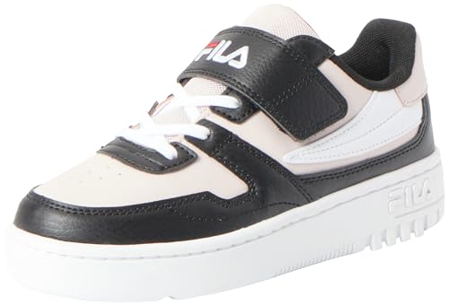 FILA FXVENTUNO Velcro Kids Sneaker, Mauve Chalk-Black, 28 EU von FILA