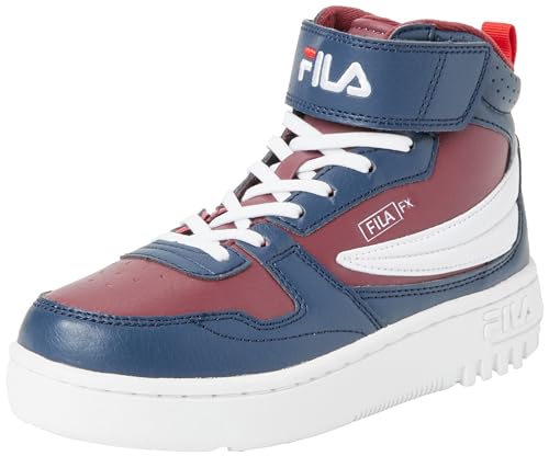 FILA FXVENTUNO Velcro Kids Sneaker, Tawny Port Navy, 30 EU von FILA