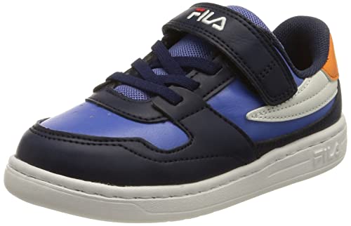 FILA FXVENTUNO Velcro TDL Sneaker, Medieval Blue-Tangelo, 27 EU von FILA